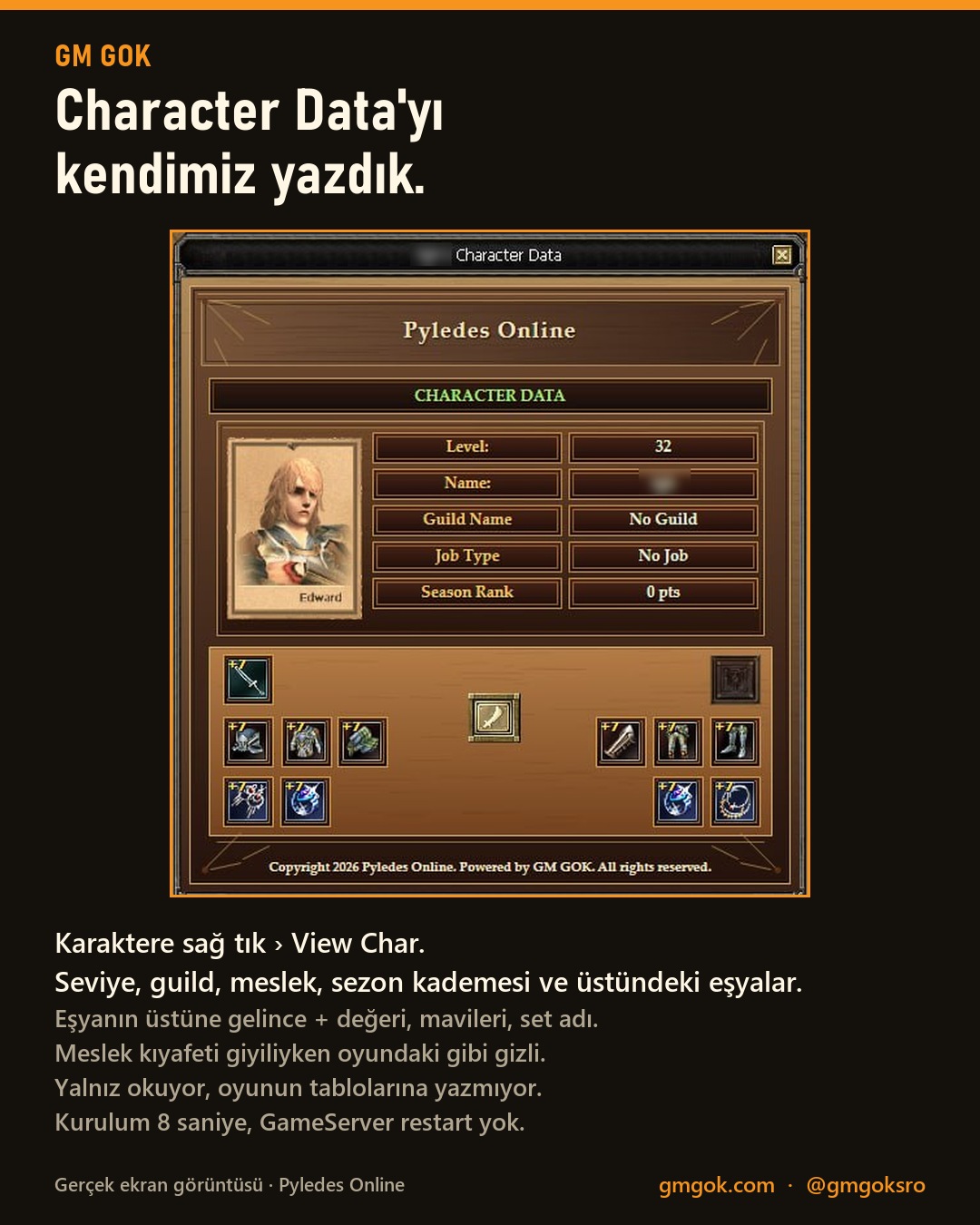 GM GOK Character Data